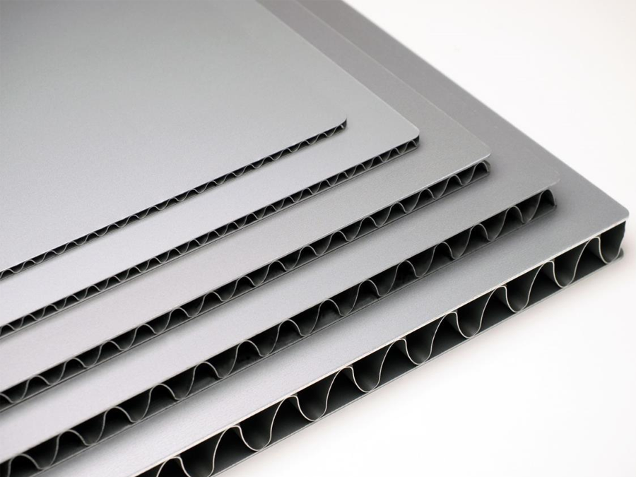 Panel Komposit Gelombang Aluminium